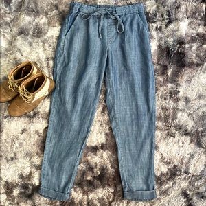 NY&C Jeans Soho Pocketed Denim Joggers. Size S